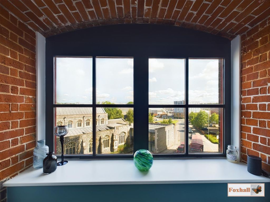 1 bed flat for sale in Mill House, College Street, Ipswich IP4, £135,000
