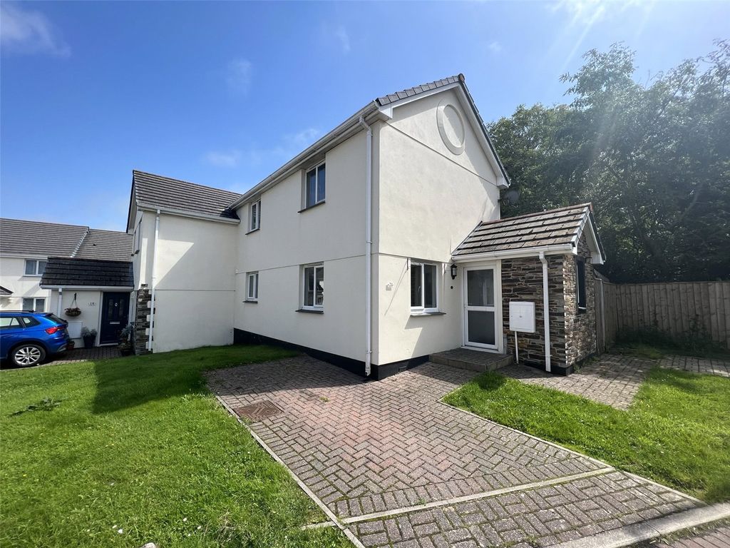 3 bed semi-detached house for sale in Stevens Court, Bugle, St. Austell, Cornwall PL26, £210,000