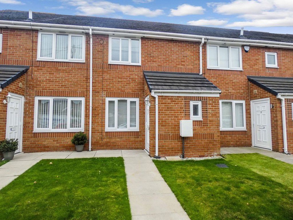 2 bed terraced house for sale in Daras Court, Blyth NE24, £100,000
