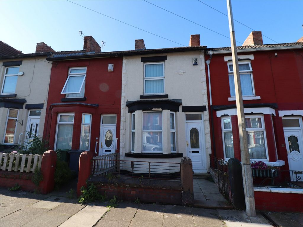 2 bed terraced house for sale in Elmswood Road, Tranmere, Birkenhead CH42, £87,500