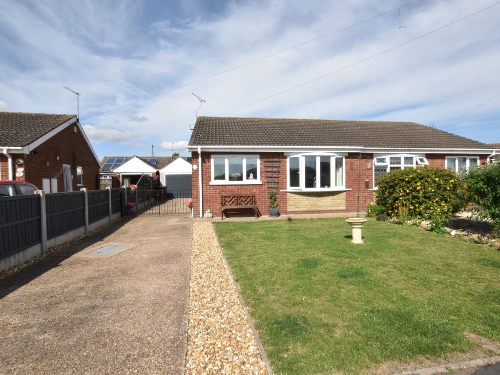 2 bed semi-detached bungalow for sale in The Meadows, Burringham, Scunthorpe DN17, £160,000