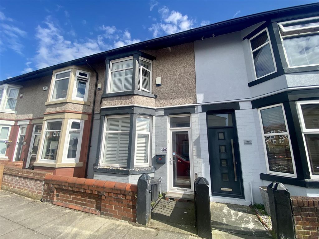 3 bed terraced house for sale in Kingswood Avenue, Waterloo, Liverpool L22, £150,000