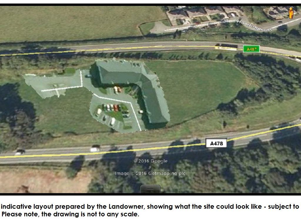Land for sale in Pentood Uchaf, Cardigan, Ceredigion, Ceredigion SA43, £230,000