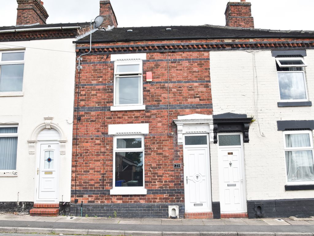 3 bed terraced house for sale in Chapel Street, Bucknall, Stoke-On-Trent ST2, £105,000