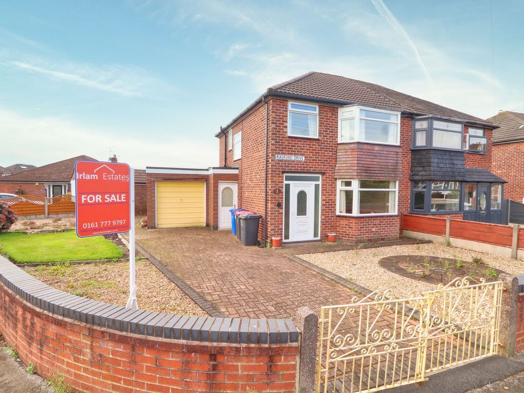 3 bed semi-detached house for sale in Radford Drive, Irlam M44, £220,000