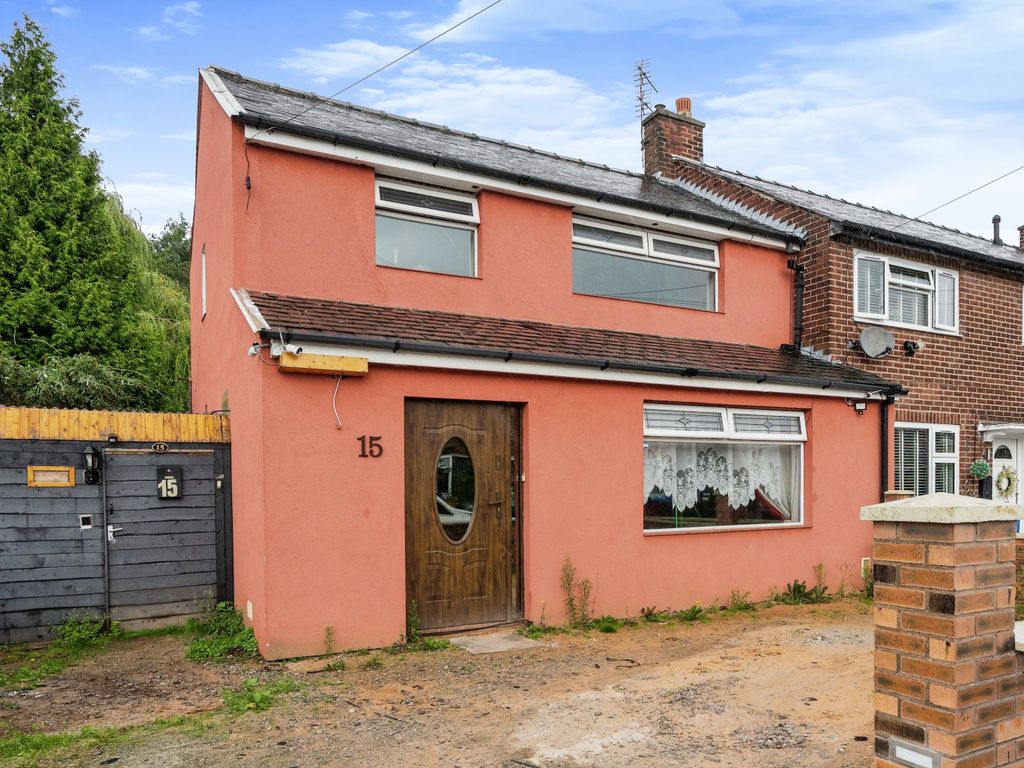 3 bed end terrace house for sale in Borrowdale Avenue, Warrington, Cheshire WA2, £180,000