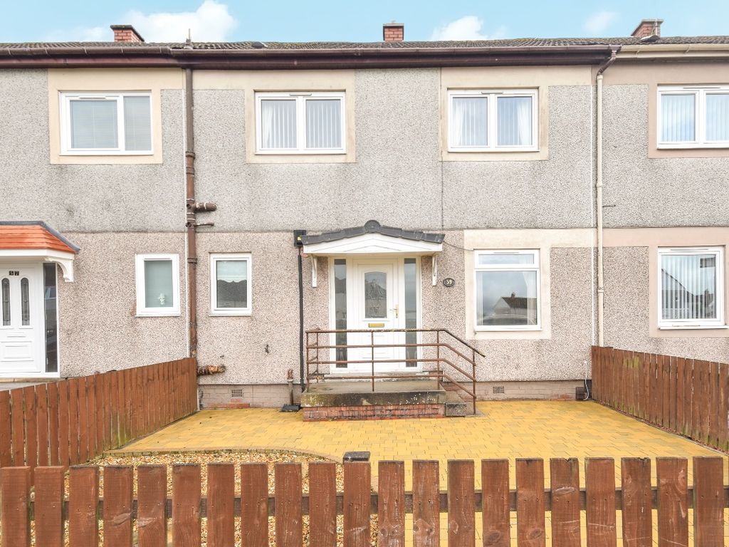 3 bed terraced house for sale in Thrashbush Crescent, Wishaw ML2, £69,995