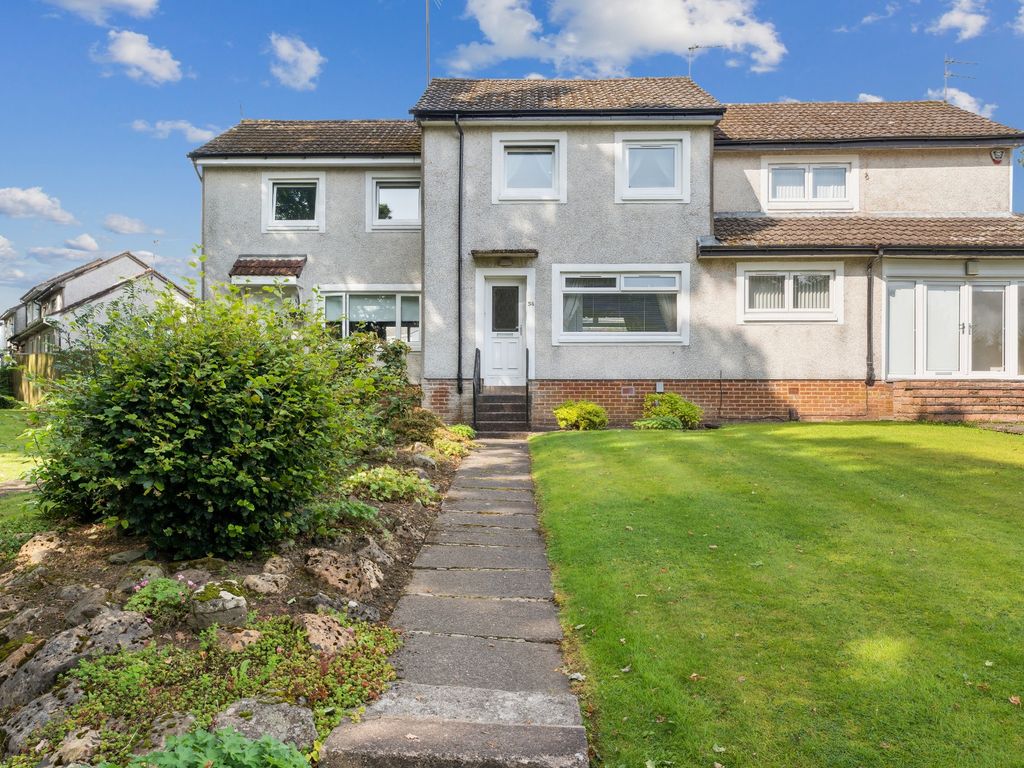 2 bed terraced house for sale in Beechwood Avenue, Clarkston, East Renfrewshire G76, £160,000