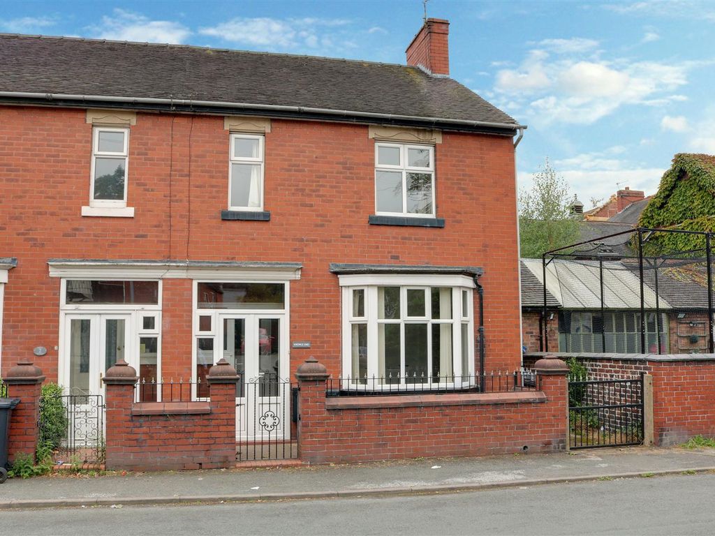 3 bed semi-detached house for sale in Hall Street, Audley, Stoke-On-Trent ST7, £160,000