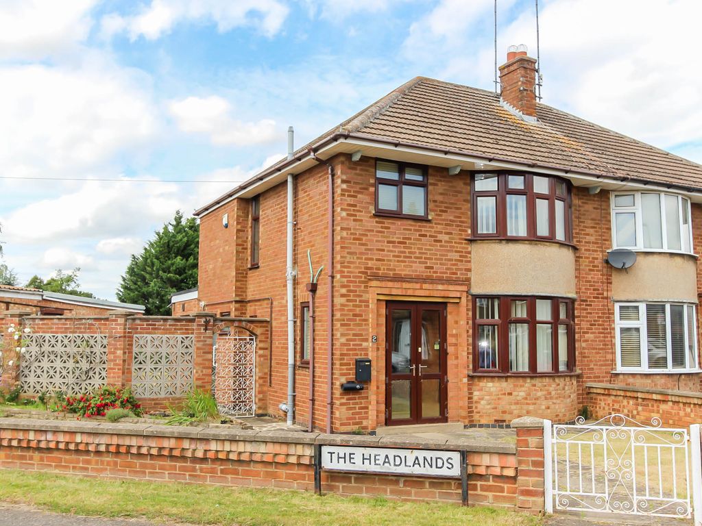 3 bed semi-detached house for sale in The Headlands, Wellingborough NN8, £240,000