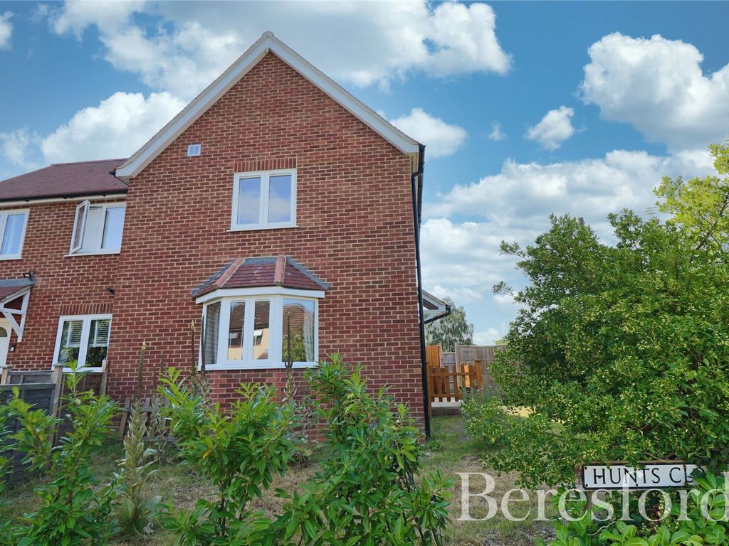 2 bed semi-detached house for sale in Hunts Drive, Writtle CM1, £325,000