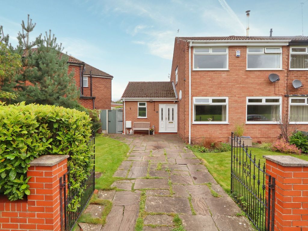 3 bed semi-detached house for sale in Highbury Avenue, Irlam M44, £249,995