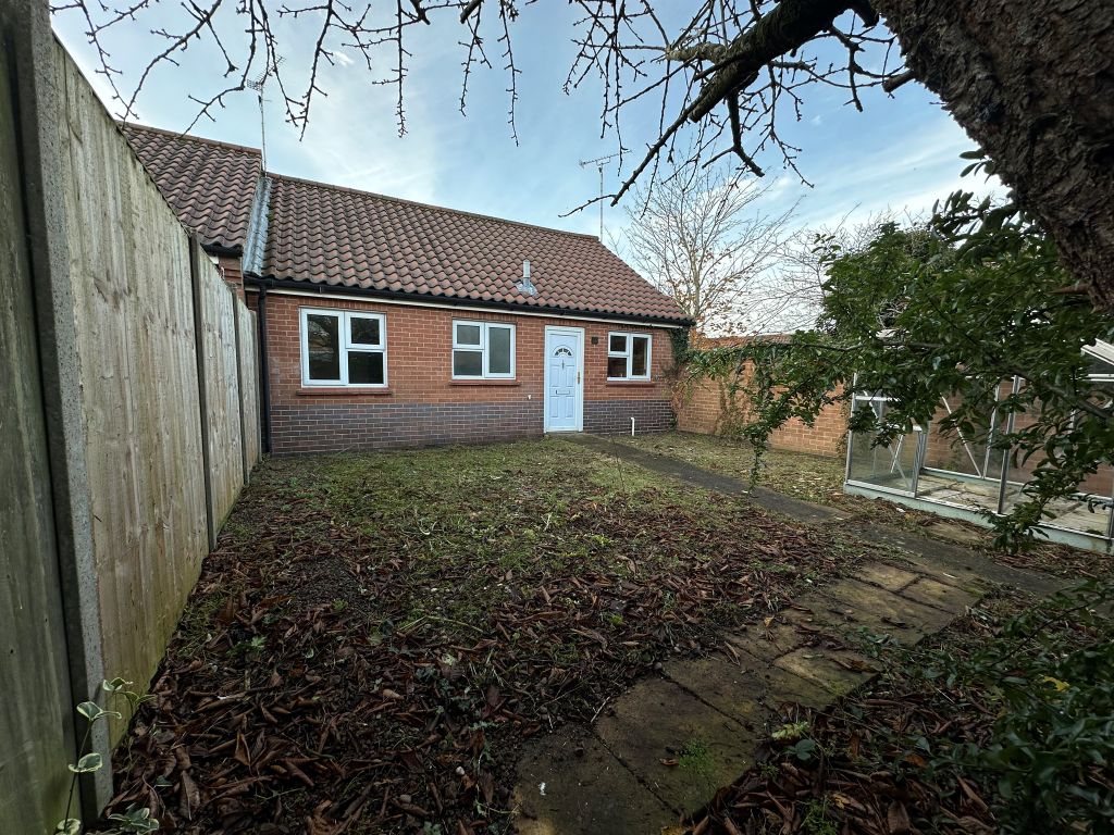 2 bed terraced bungalow for sale in Billy Emms Court, Mundford, Thetford IP26, £170,000