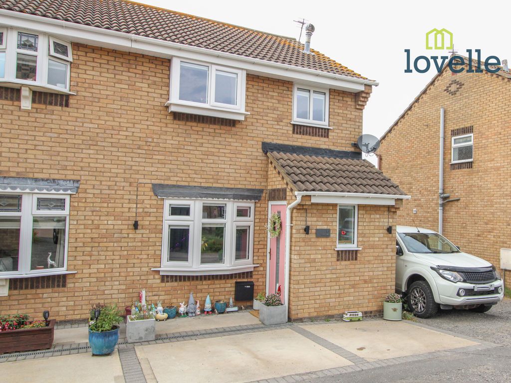 3 bed semi-detached house for sale in Yardley Way, Laceby Acres, Grimsby DN34, £159,950