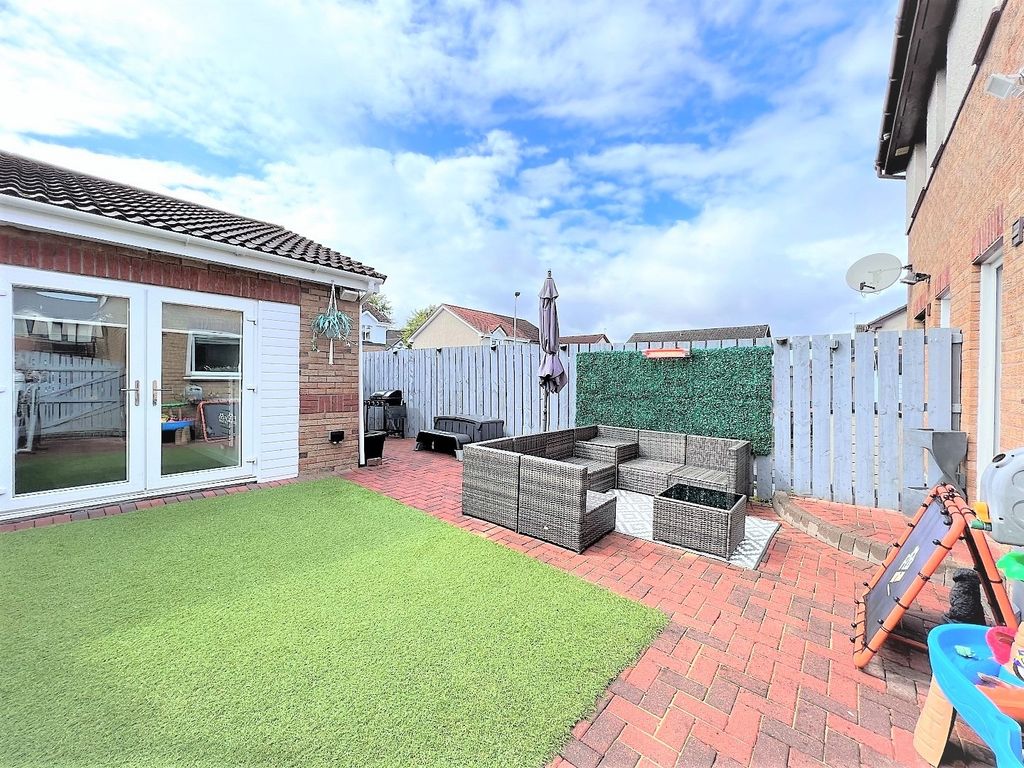 2 bed semi-detached house for sale in Kingston Avenue, Uddingston G71, £159,995