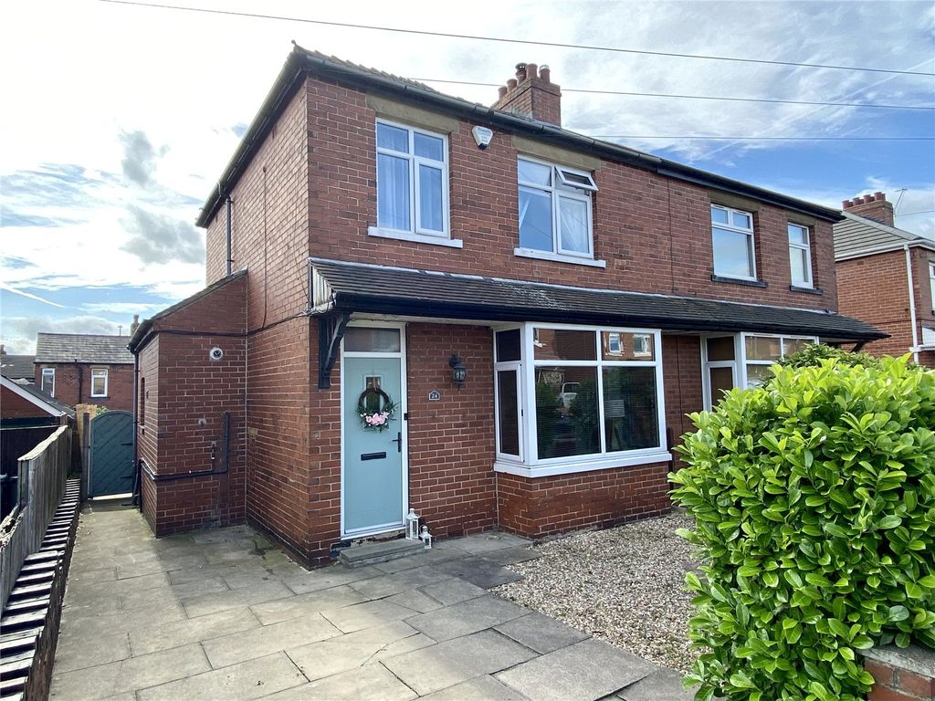 3 bed semi-detached house for sale in Coniston Road, Hanging Heaton, Dewsbury WF12, £199,995