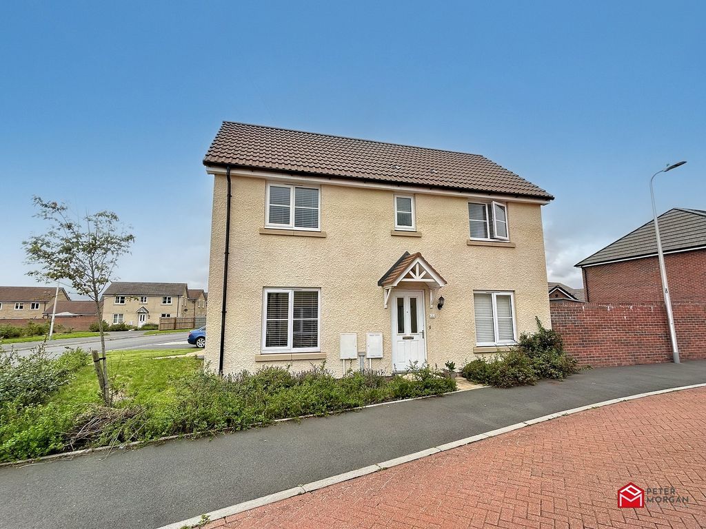 3 bed semi-detached house for sale in Heol Healey, Coity, Bridgend. CF35, £260,000