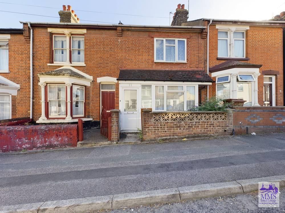 3 bed terraced house for sale in Portland Road, Gillingham ME7, £200,000