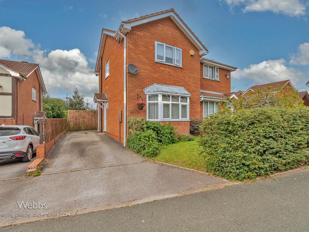 2 bed semi-detached house for sale in Redwing Drive, Huntington, Cannock WS12, £190,000