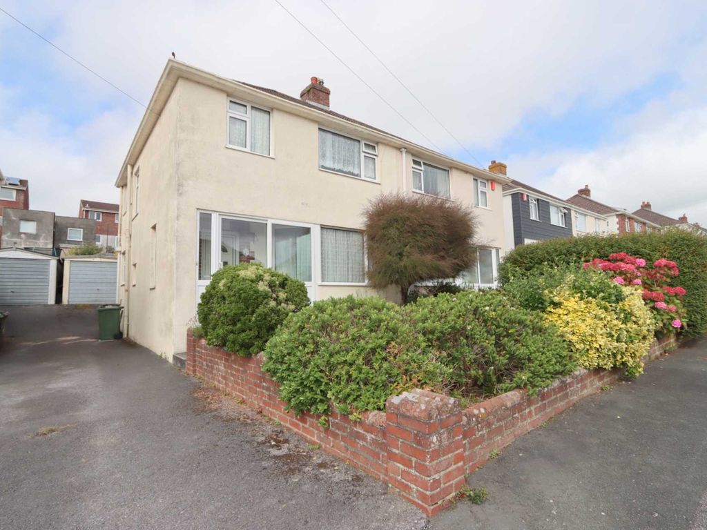 3 bed semi-detached house for sale in Woodford Avenue, Plymouth PL7, £220,000