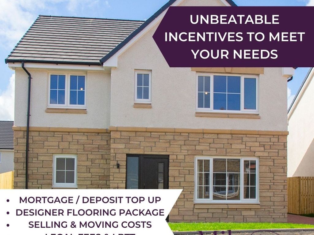 4 bed detached house for sale in Tunnoch Farm Development, Maybole KA19, £274,995