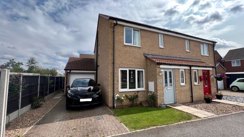 3 bed semi-detached house for sale in Ferrous Way, North Hykeham, Lincoln LN6, £210,000