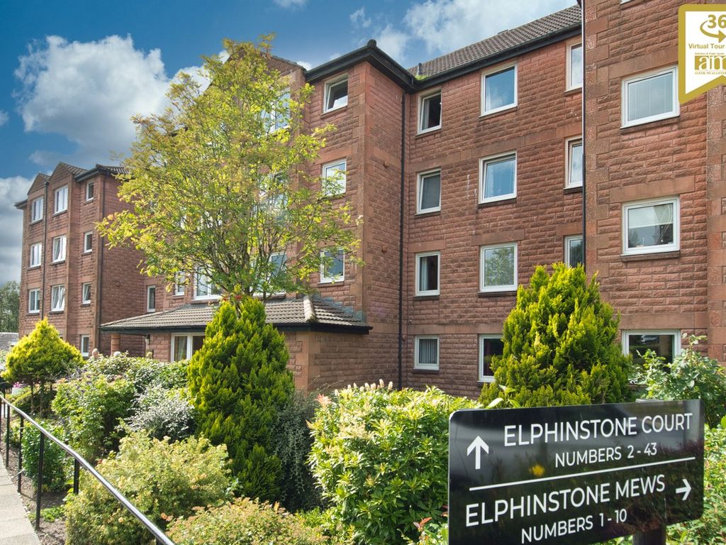 2 bed flat for sale in Lochwinnoch Road, Elphinstone Court, Kilmacolm PA13, £83,500
