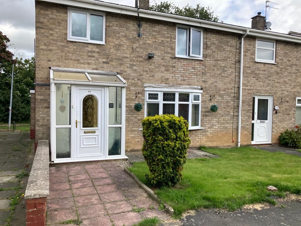 3 bed end terrace house for sale in Wolsey Close, Newton Aycliffe DL5, £110,000