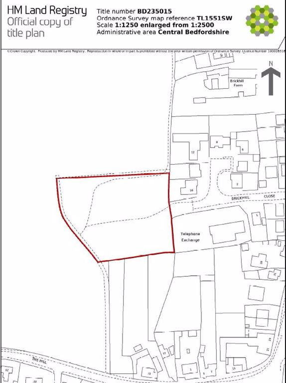 Land for sale in Brickhill Close, Blunham, Bedford MK44, £200,000