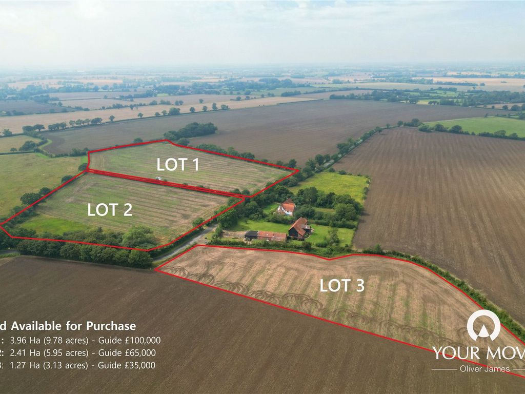 Land for sale in Station Road, Brampton, Beccles, Suffolk NR34, £200,000