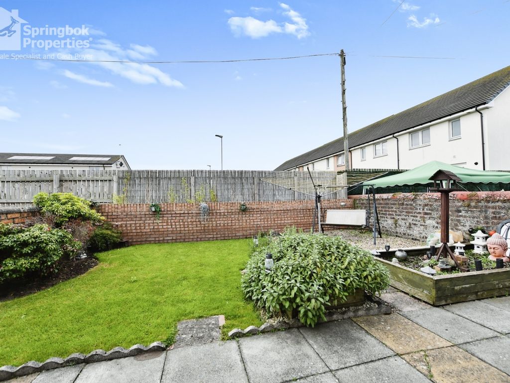 2 bed terraced bungalow for sale in Alexandria Terrace, Ayr, Ayrshire KA8, £145,000