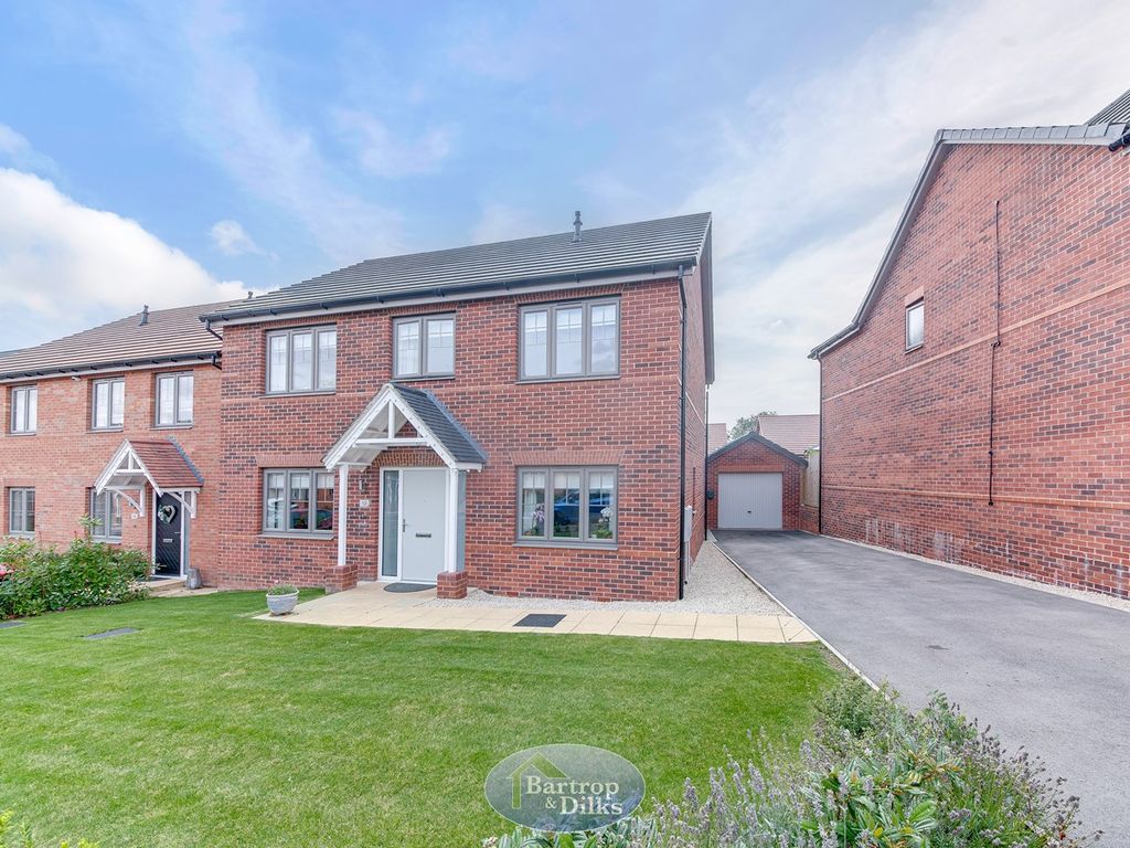 4 bed detached house for sale in Heritage Street, Creswell, Worksop S80, £330,000