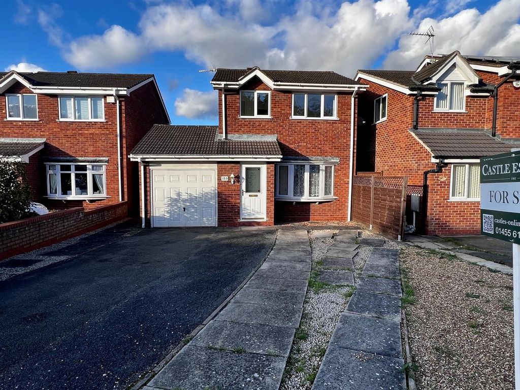 3 bed detached house for sale in Charnwood Road, Barwell, Leicester LE9, £265,000