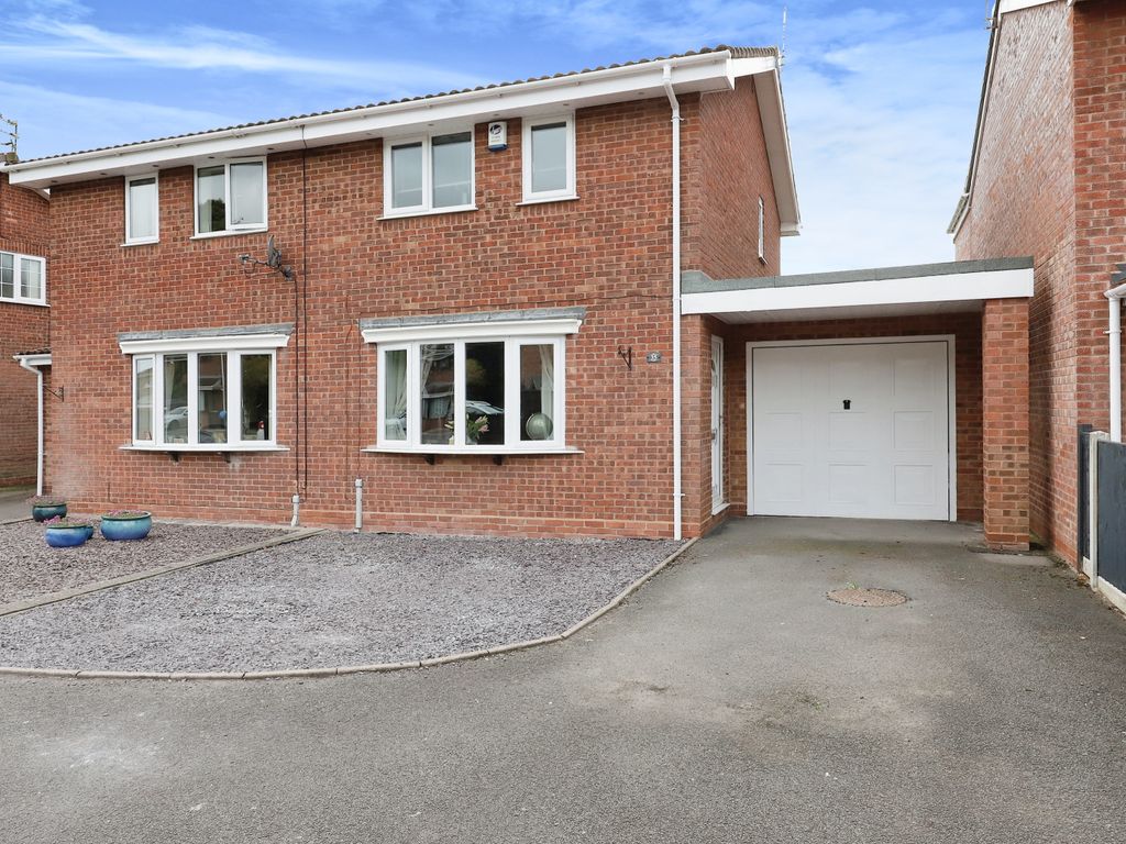 2 bed semi-detached house for sale in Gleneagles Road, Perton, Wolverhampton, Staffordshire WV6, £205,000