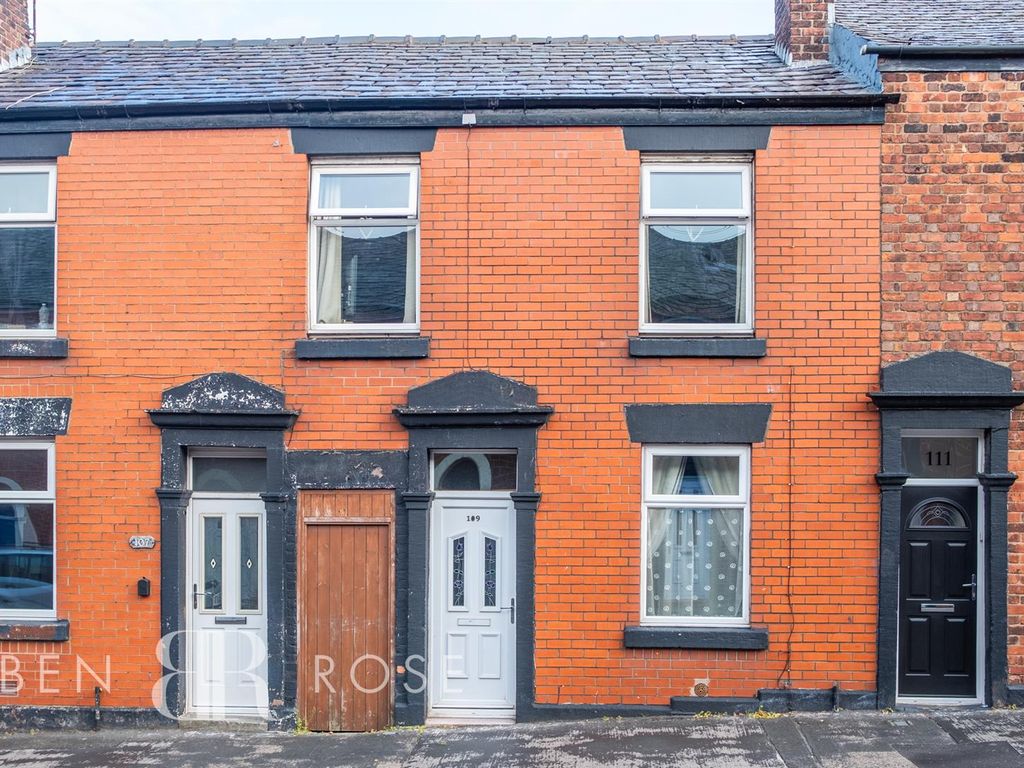 3 bed terraced house for sale in Brooke Street, Chorley PR6, £119,995