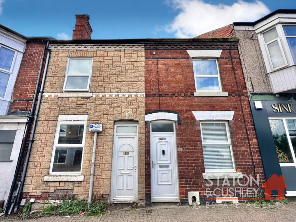 3 bed terraced house for sale in Annesley Road, Hucknall NG15, £120,000