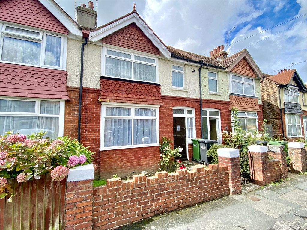 2 bed terraced house for sale in Hampden Avenue, Eastbourne, East Sussex BN22, £225,000