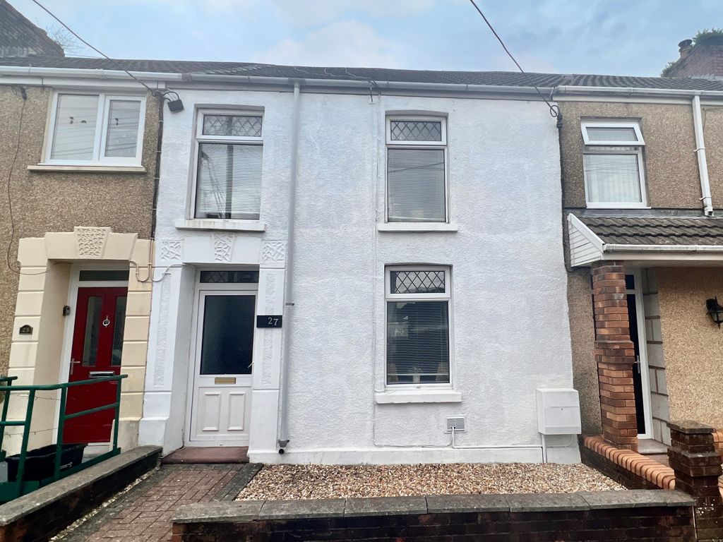 3 bed terraced house for sale in Station Road, Llangennech SA14, £165,000