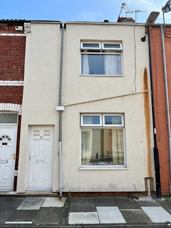 2 bed terraced house for sale in Derby Street, Hartlepool TS25, £49,995