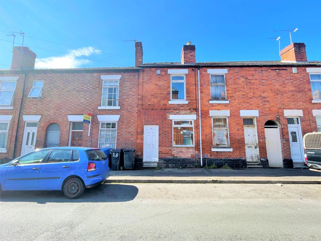 2 bed terraced house for sale in Peel Street, Derby DE22, £75,000