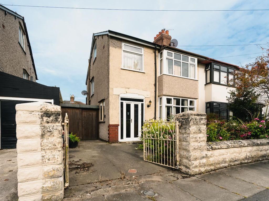 3 bed semi-detached house for sale in Rutherglen Avenue, Crosby, Liverpool L23, £220,000