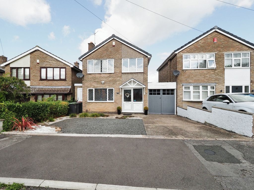 3 bed detached house for sale in Barlow Drive South, Awsworth, Nottingham NG16, £255,000