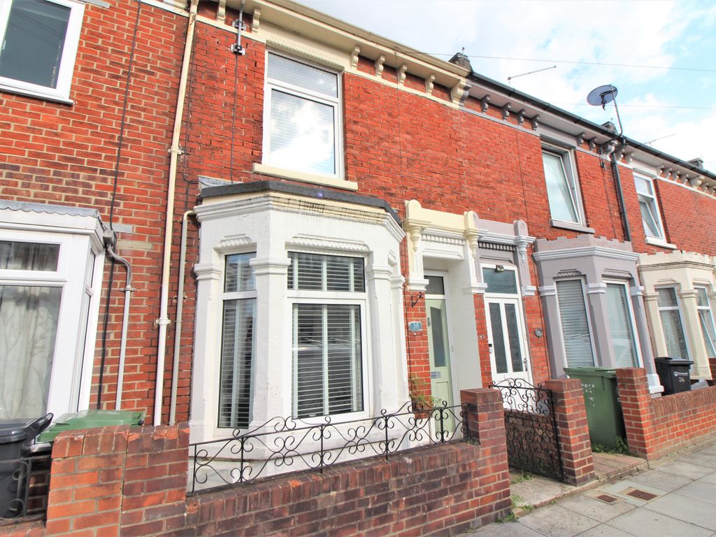 2 bed terraced house for sale in Vernon Road, Portsmouth PO3, £245,000