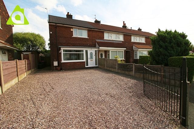 2 bed end terrace house for sale in Trafford Drive, Little Hulton M38, £180,000