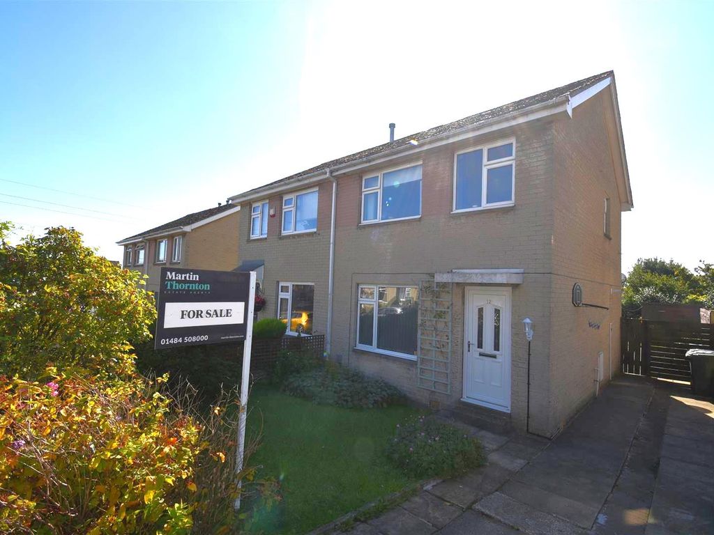 3 bed semi-detached house for sale in Romsey Close, Huddersfield HD3, £210,000