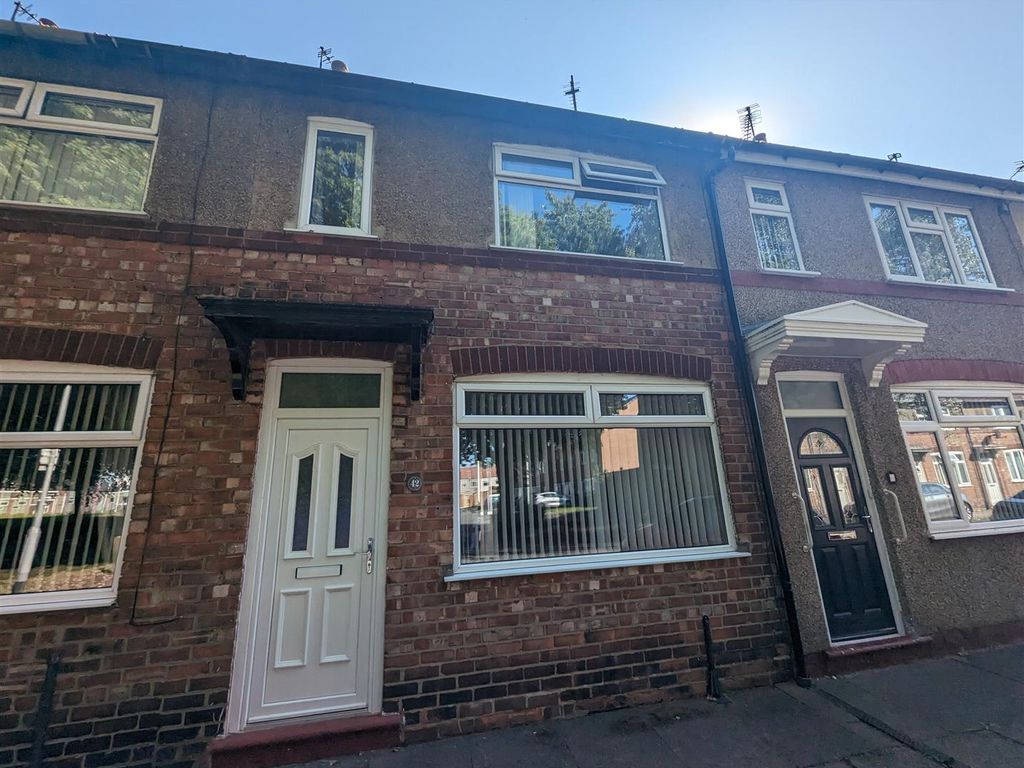 2 bed terraced house for sale in Prescott Street, Darlington DL1, £75,000