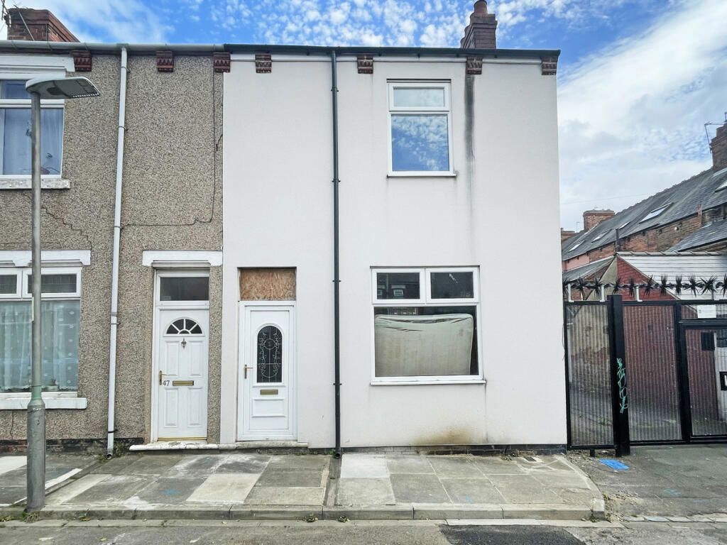 3 bed terraced house for sale in Kimberley Street, Hartlepool TS26, £60,000
