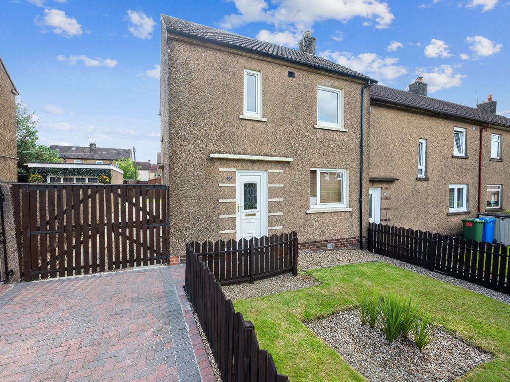 2 bed end terrace house for sale in St.Serfs Road, Tullibody, Alloa FK10, £110,000