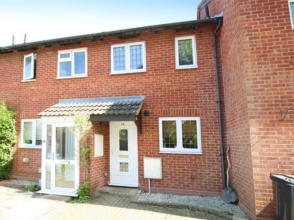 2 bed terraced house for sale in The Furrows, Stoke Heath, Bromsgrove, Worcestershire B60, £220,000