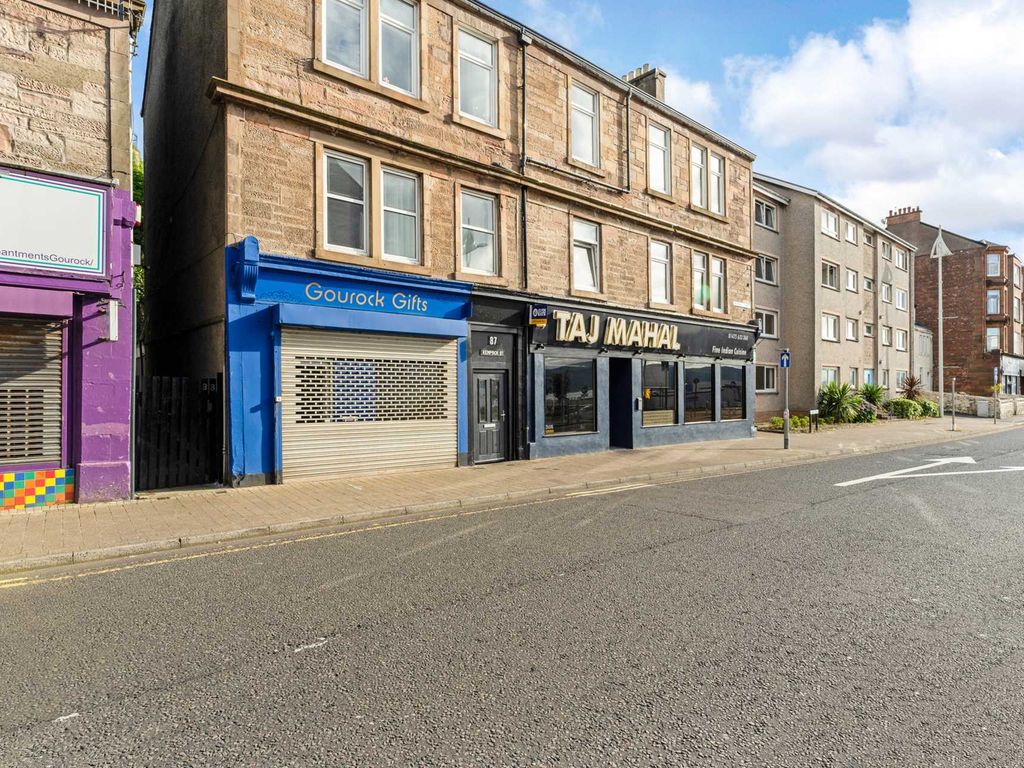 2 bed flat for sale in Kempock Street, Gourock PA19, £85,000